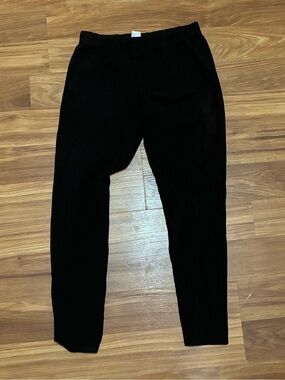 Kids Black Knit Leggings